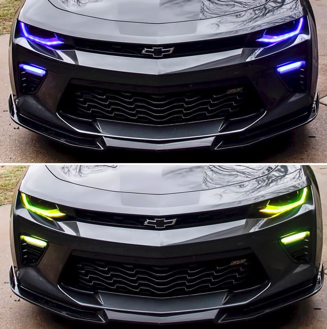 Oracle Backlit Colorshift Fog Light Drl Kit For 2016 2017 Chevrolet