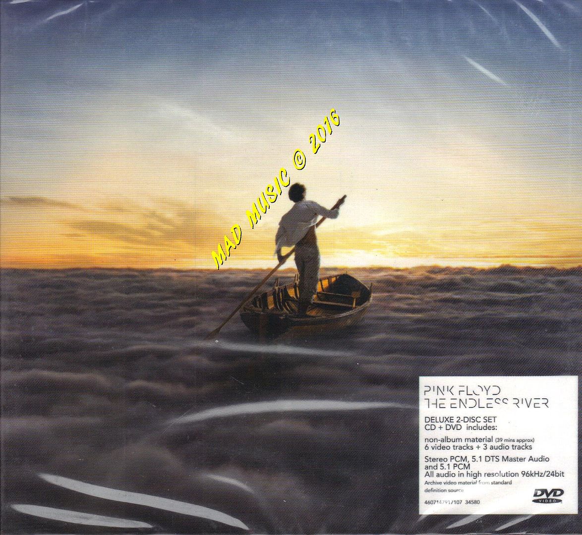 PINK FLOYD THE ENDLESS RIVER DOUBLE CD / DVD