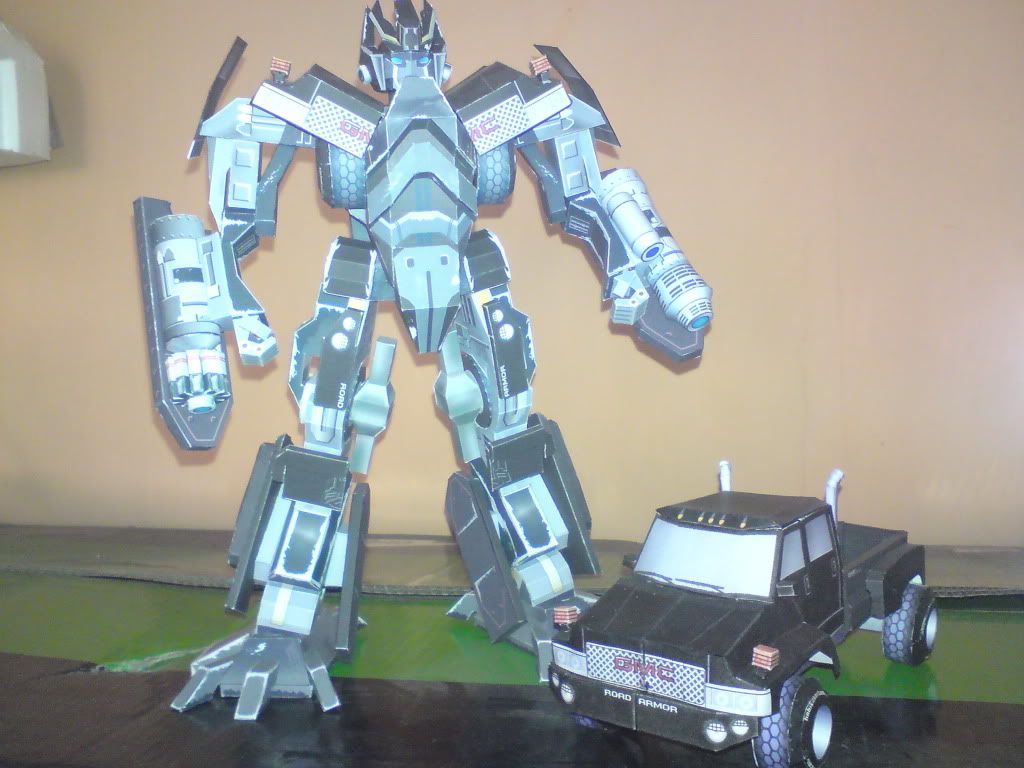 El Ironhide Robot Papercraft Taringa 