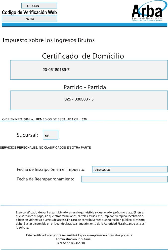 Ingresos Brutos