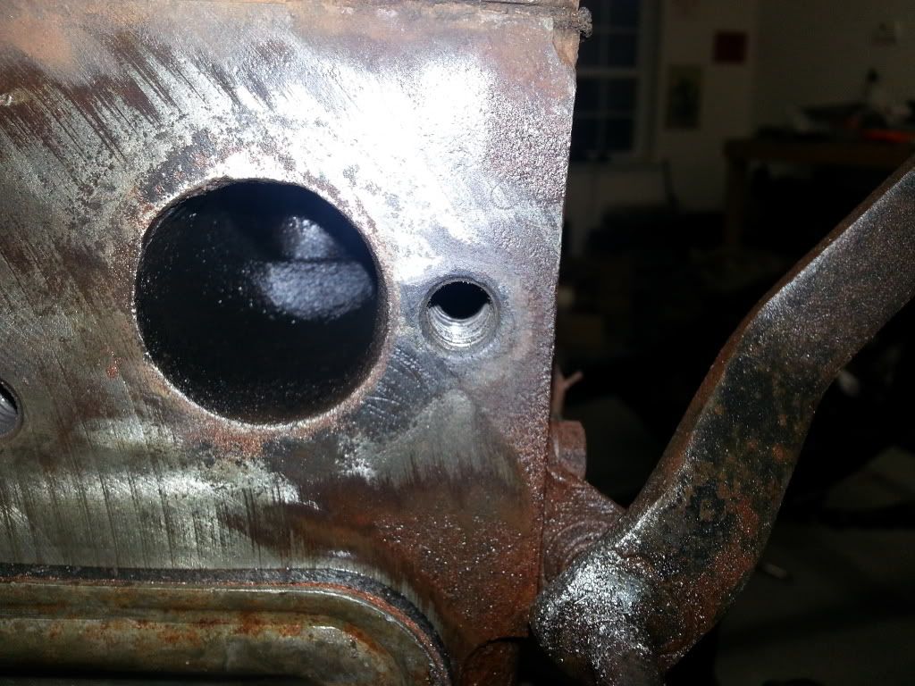drilling out broken exhaust stud. The CJ2A Page Forums
