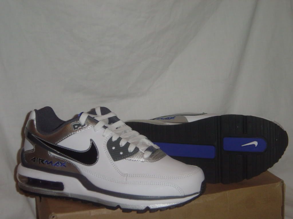 nike air max ltd 2 white silver black