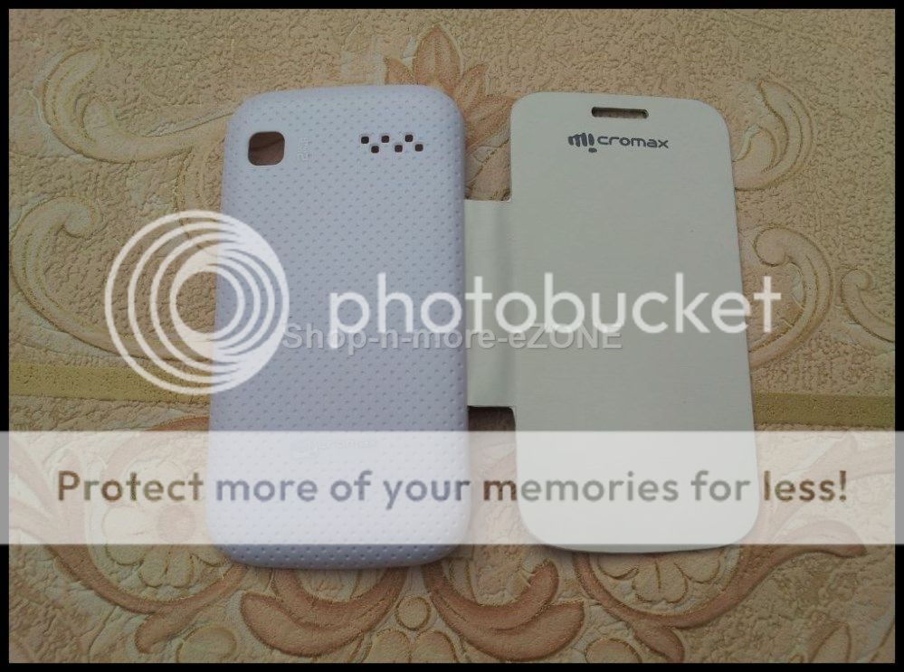 MICROMAX BOLT A35 FLIP CASE COVER - WHITE