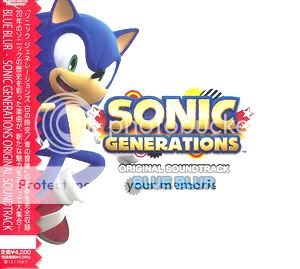 New SONIC GENERATIONS Original Soundtrack Blue Blur 3CD  