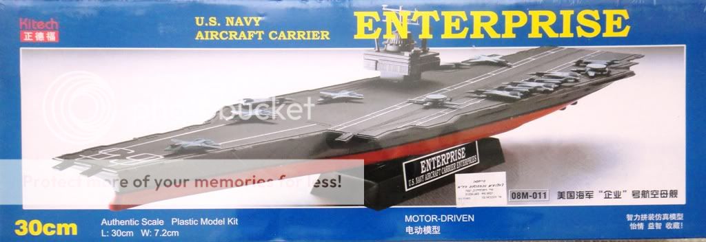 NAVY ENTERPRISE Plastic Model Kit kitech US air ships military 