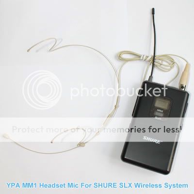 HEADSET MIC YPA MM5 BLACK Headworn FOR SHURE Wireless 608939638693 